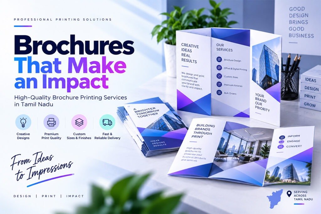 Brochure Printing Services in Tamil Nadu